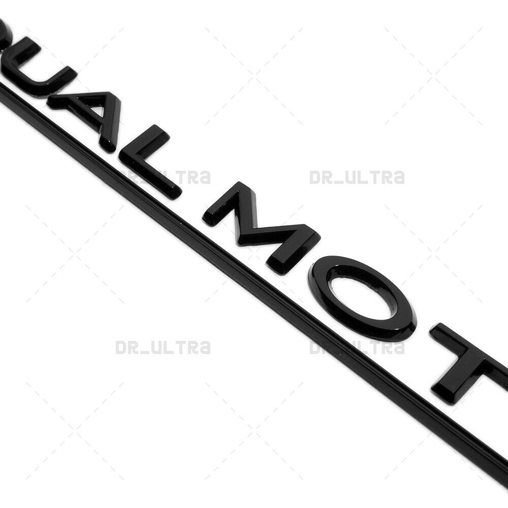 Tesla Rear Liftgate Lid Dual Motor Performance Nameplate Logo Badge Emblem Black