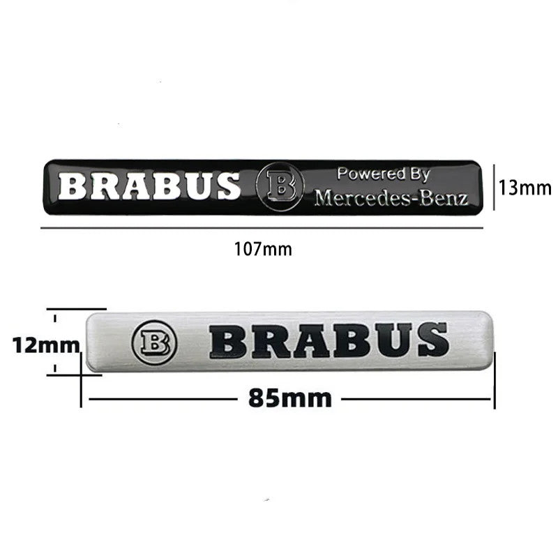 Car Emblem Sticker For Mercedes Benz AMG Brabus Maybach Smart W204 GLC CLA GLK
