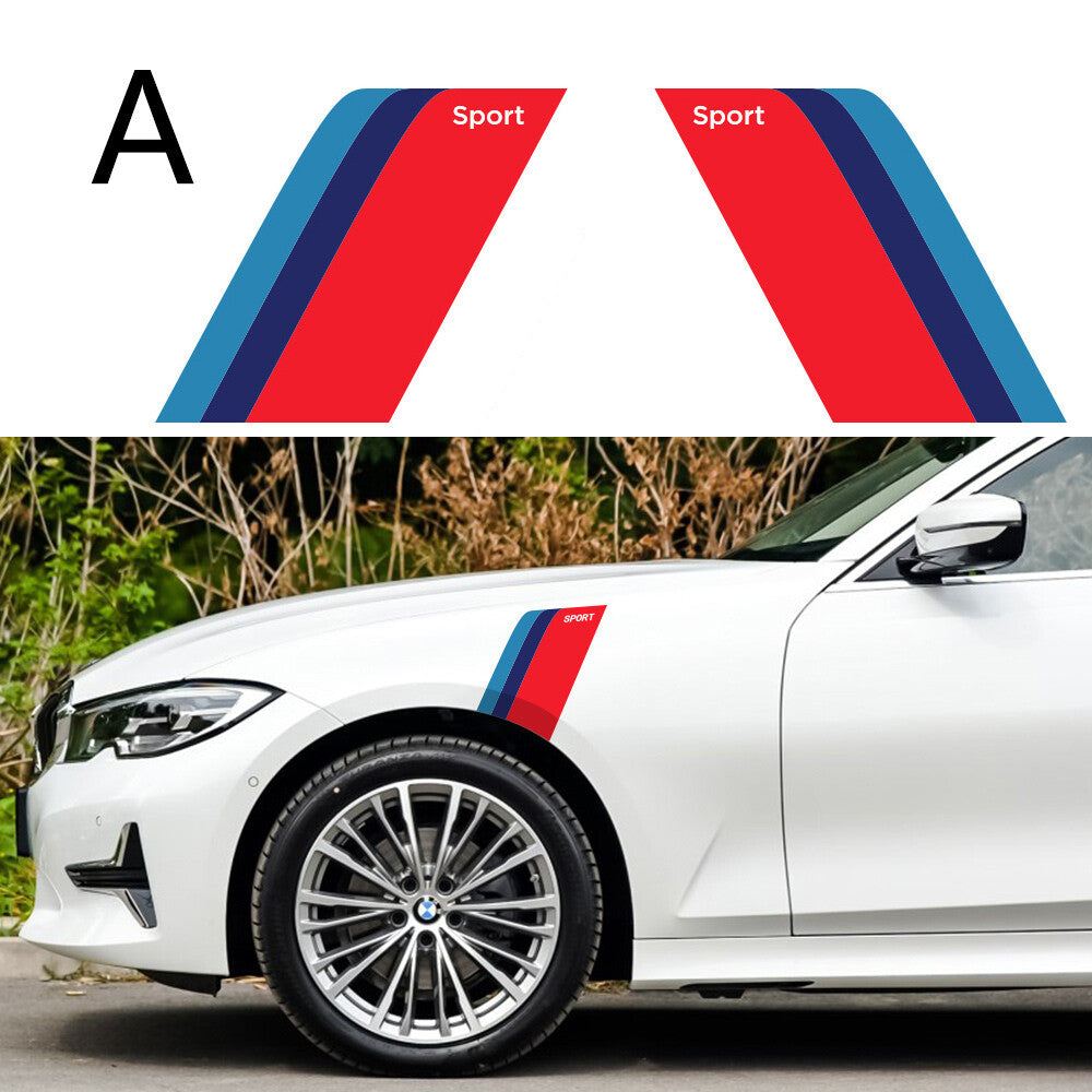 Universal Sport Side Door Fender Sticker Racing Vinyl Decal Car Truck SUV Decor
