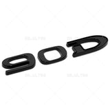 Tesla Rear Liftgate Lid Model 90D Nameplate Logo Badge Emblem Sport Gloss Black