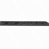 2x 19-23 GMC Sierra Elevation Front Door Left Right Nameplate Emblem Matte Black