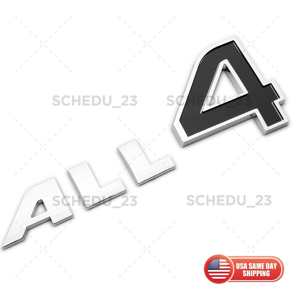 Mini Cooper Clubman Countryman Paceman F54 F60 R60 Door ALL 4 Badge Logo Emblem