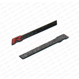 2x/Set Fashion Metal R Dynamic Car Decal Badge Emblem Sticker Auto Decoration