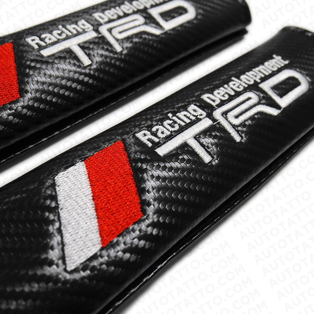 Universal Car Carbon Seat Belt Cover Safety Shoulder Strap Cushion Pad Harness