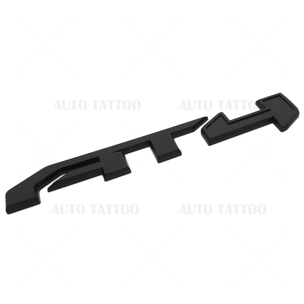 2x GMC Canyon Sierra AT4 Side Front Door Badge Logo Emblem Nameplate Matte Black
