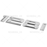 BMW 128i Rear Trunk Lid Nameplate Letter Emblem Badge M Performance Sport Chrome