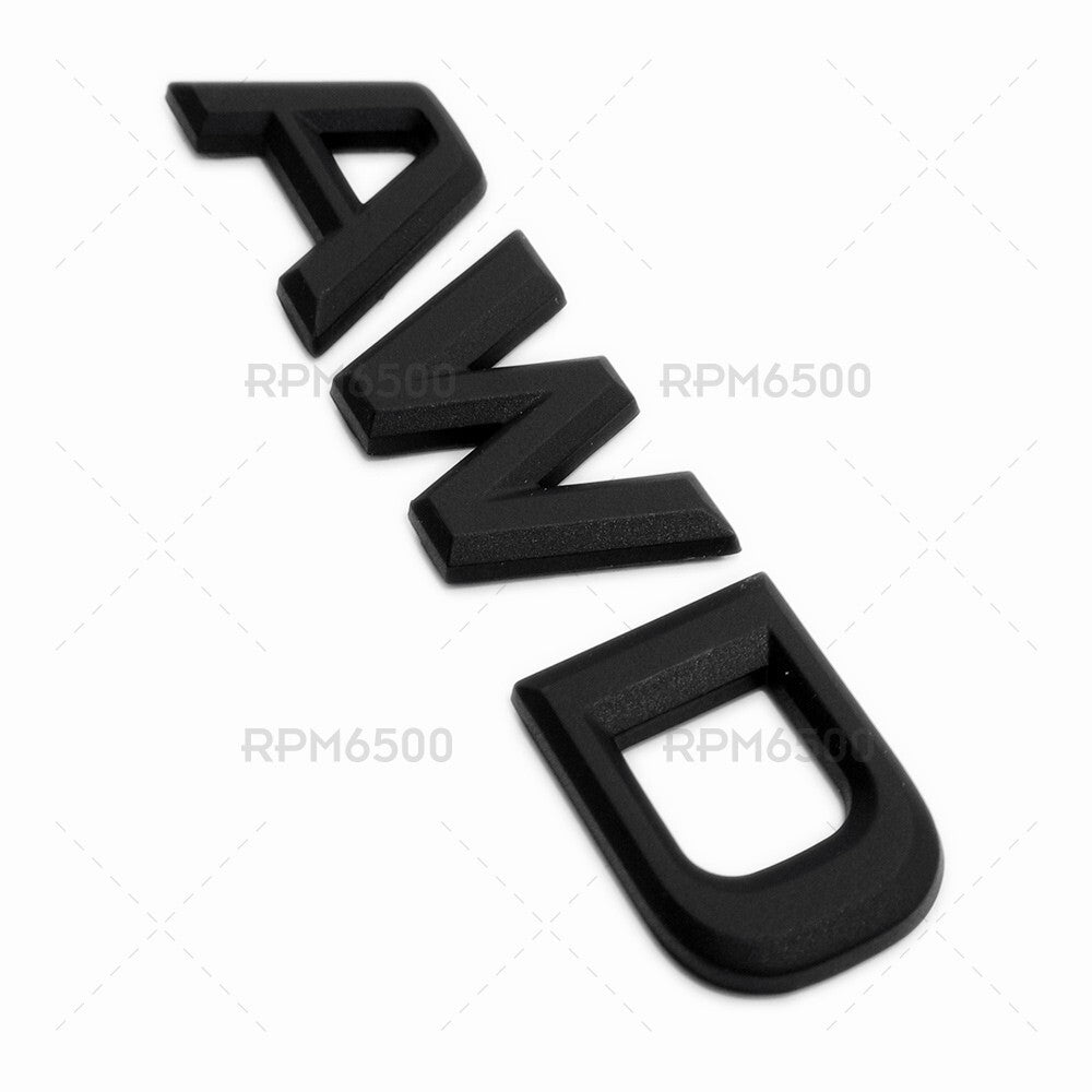 Lexus Rear Trunk AWD Nameplate Letter Logo Badge Car Emblem F-Sport Matte Black