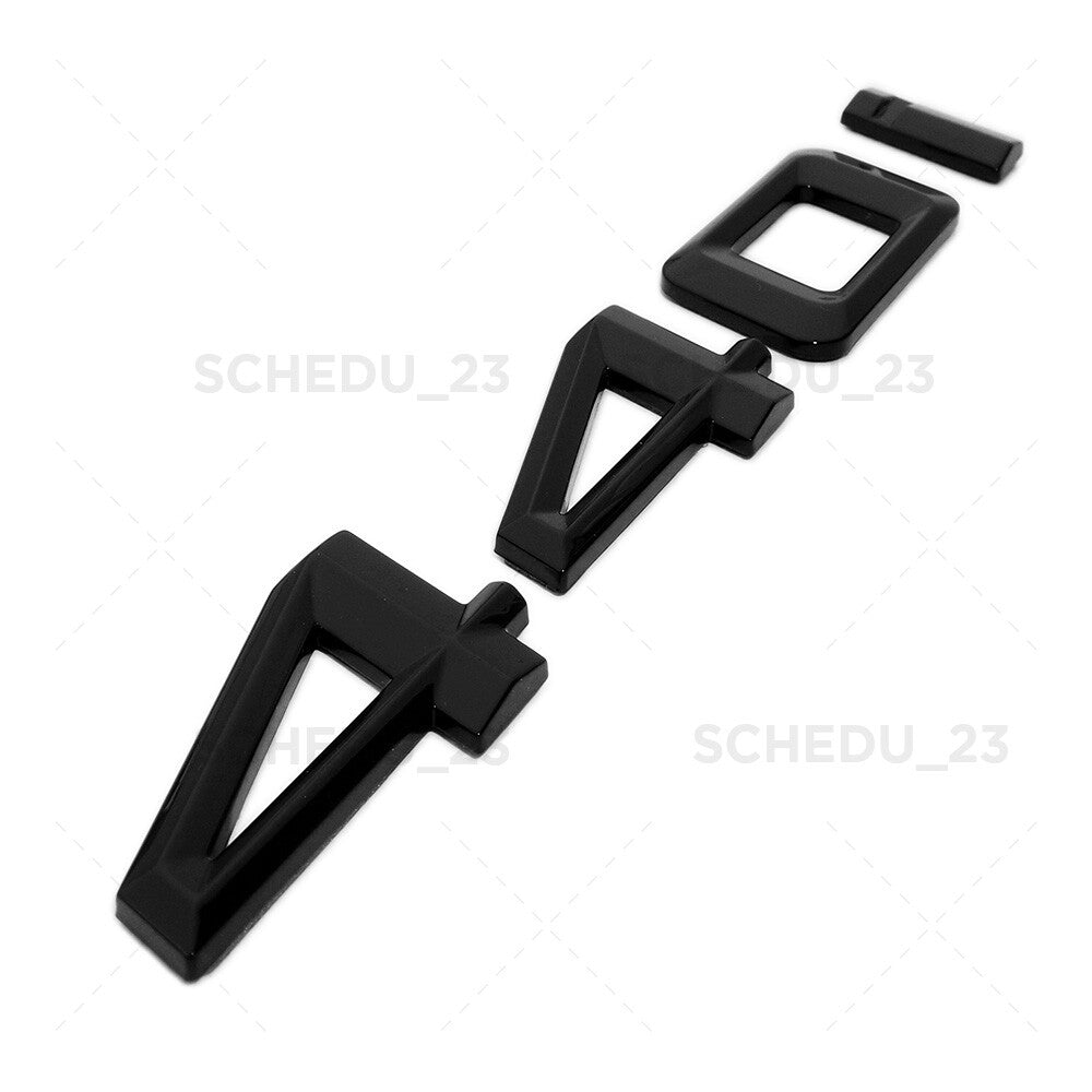 Gloss Black 440i Letter Logo Emblem Badge Trunk Lid M Power Series Performance