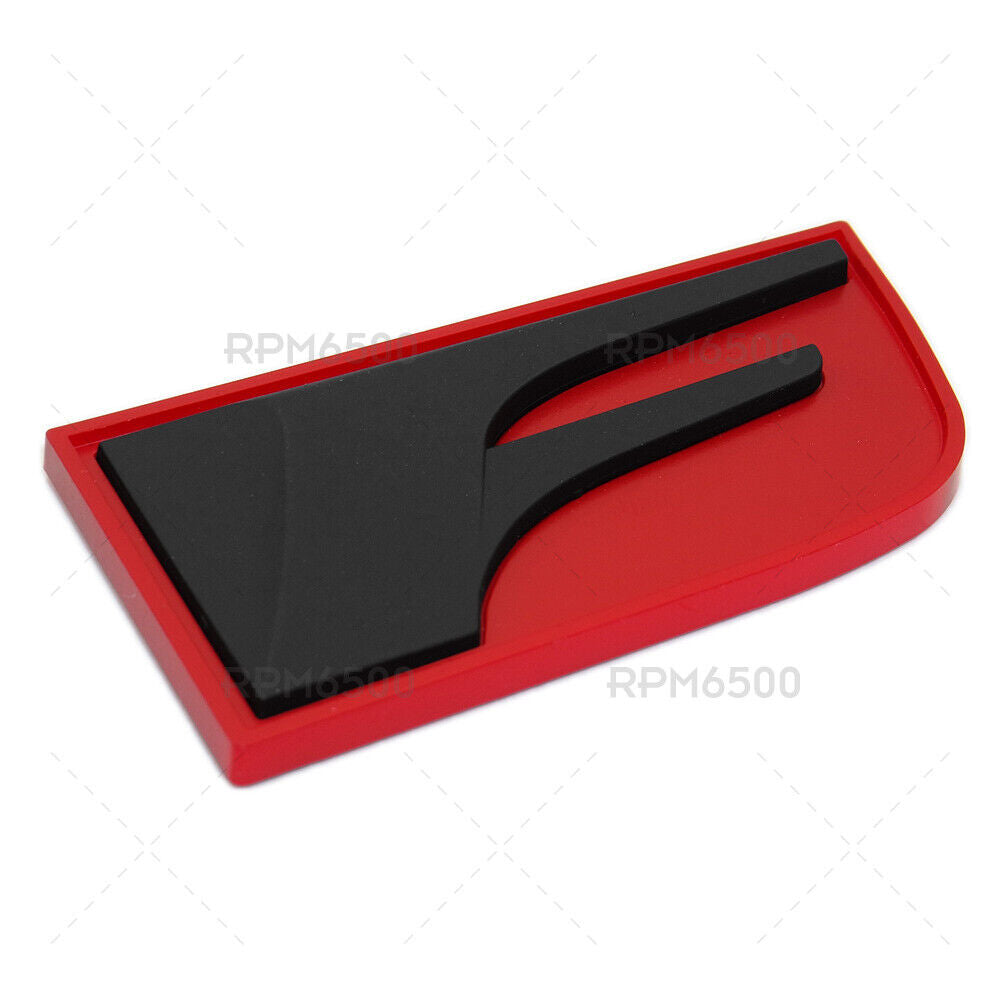 Lexus Black Red IS GS RC F Fender Letter Logo Badge 3D Decal Emblem Car F-Sport