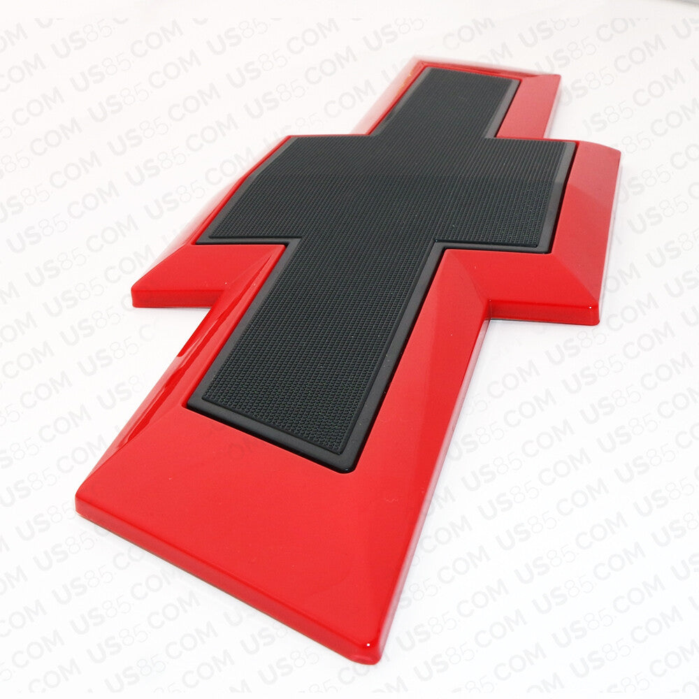 15-18 Chevy 1500 Silverado Bowtie Colorado Tailgate Emblem Z71 BLK/Red Sport