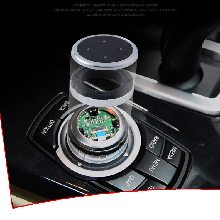 Decoration Replace Small Multimedia Knob Cover iDrive Button for BMW F10 F20 F30