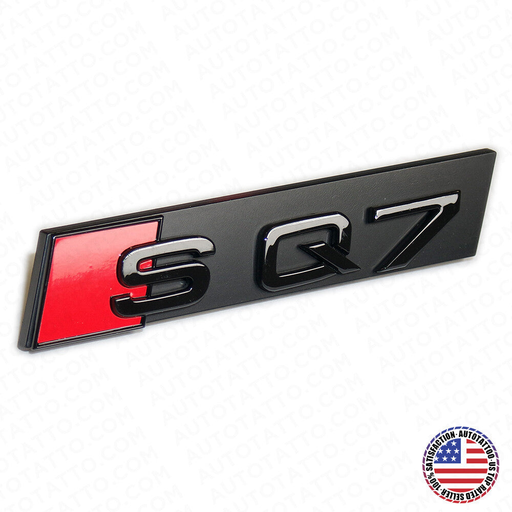 Audi SQ7 Front Grille Bumper Radiator Lettering Emblem Badge Logo Sport Black