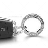 3D Fashion Luxury Diamond Alloy Car Home Lady Keychain Ring Buckle Decorate Gift