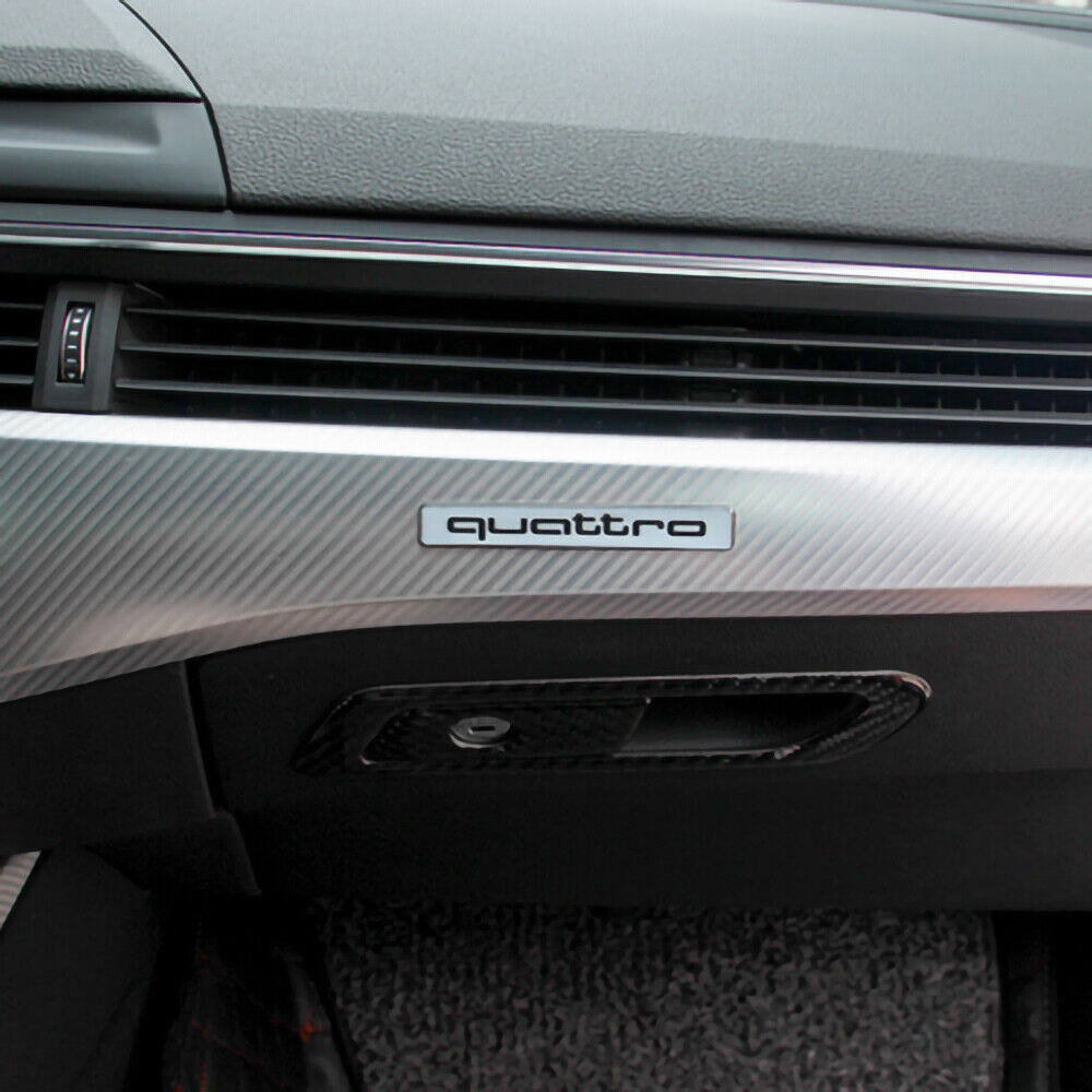 Universal Fashion Aluminum Alloy Quattro Car Decal Sticker for Auto Decoration