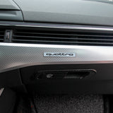 Universal Fashion Aluminum Alloy Quattro Car Decal Sticker for Auto Decoration