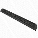 19-23 GMC Sierra Elevation Rear Bed Tailgate Nameplate Badge Emblem Gloss Black