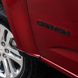 GMC Canyon Front Door or Rear Liftgate Badge Logo Emblem Decorate Matte Black