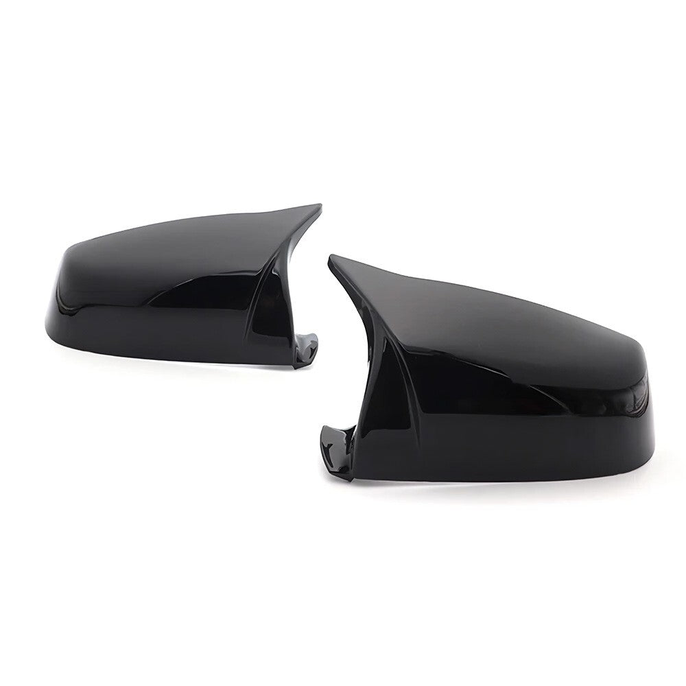 Gloss Black Side Mirror Cover For 2007-2013 BMW E60 F07 F10 E63 E64 F12 F13