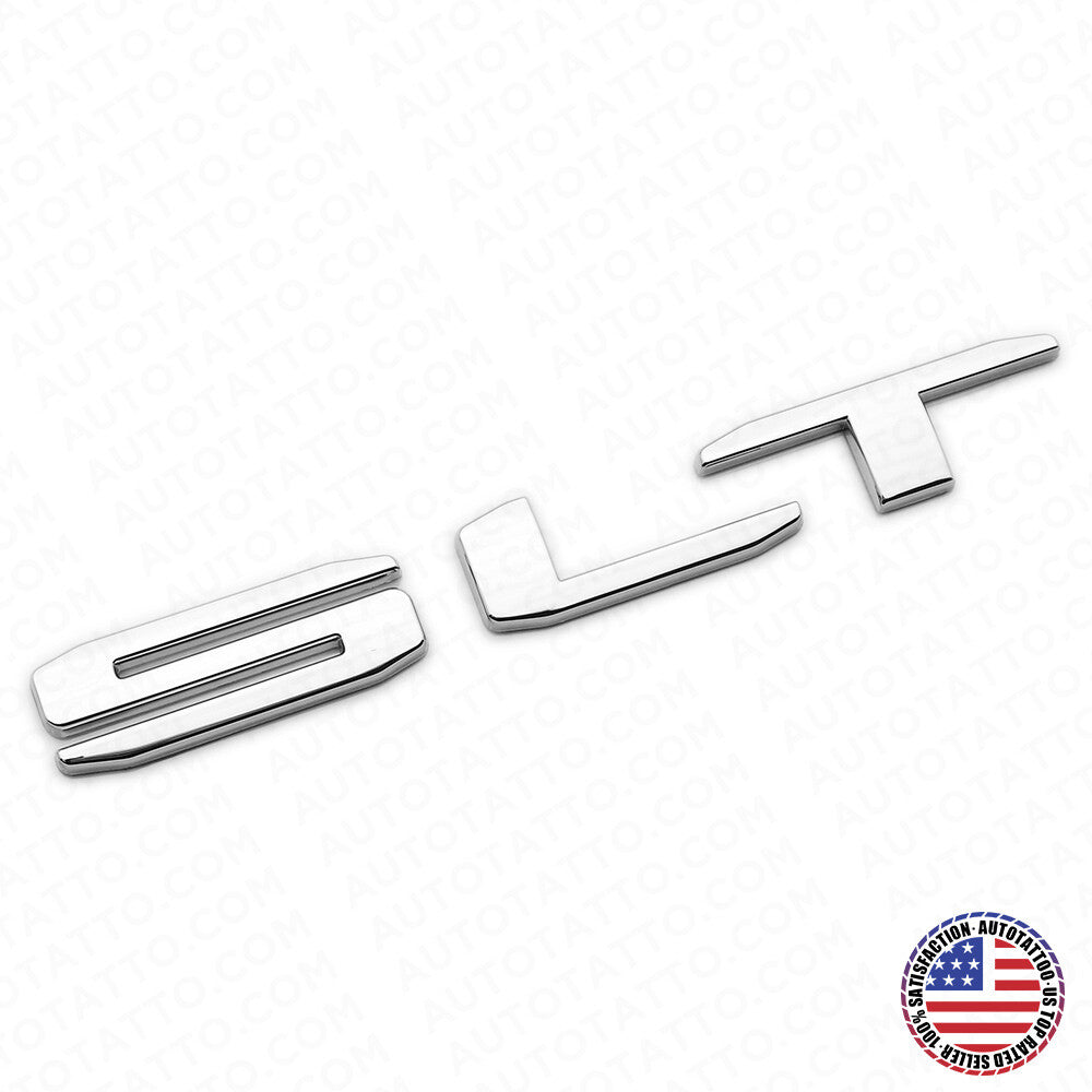 For 19-21 GMC Sierra Rear Tailgate SLT Logo Emblem Pickup Badge Nameplate Chrome