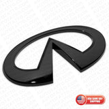 17-22 Infiniti Q60 Rear Luggage Lid Nameplate Emblem Badge Logo Gloss Black