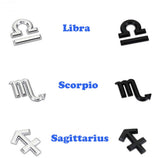 Universal 3D Fashion Metal 12 Constellations Car Decal Sticker Auto Decoration