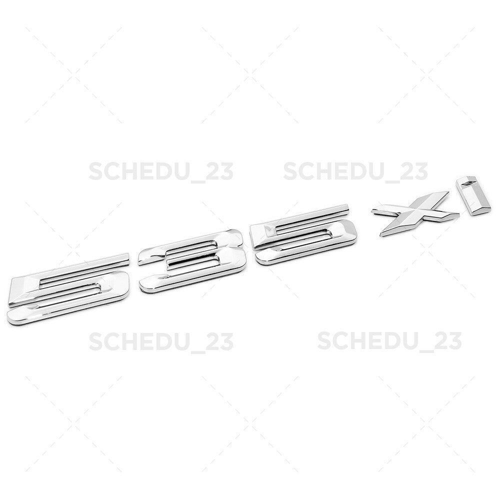 For BMW 535xi Logo Emblem Badge Trunk Lid M Series Performance Chrome Sport