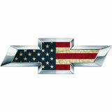 2x American Flag US Universal Chevy Silverado Vinyl Decal Emblem Overlay Sticker