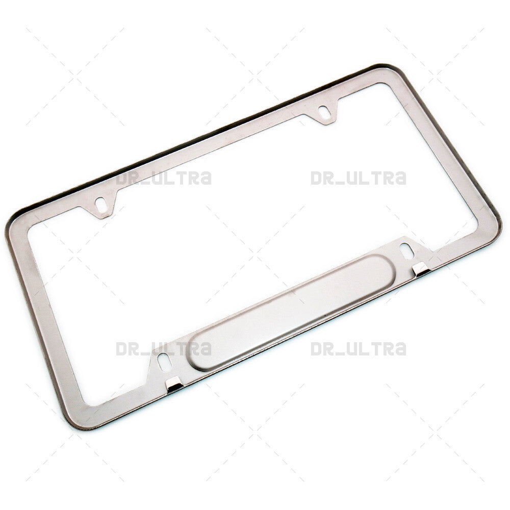 Chrome Stainless Steel Front Rear For GMC Sport License Plate Frame Cover Gift