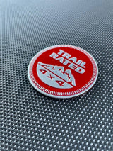 Mercedes-Benz 2 (two) 2018-2024 WRANGLER JL GLADIATOR TRAIL RATED FENDER Emblem Badge - Red