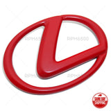 Lexus Trunk Logo Badge Nameplate Emblem Car Exterior Replace Red F-Sport NX RC