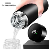 500ml Measure Temperature Stainless Steel Hot/Cold Vacuum thermos Insulation Cup