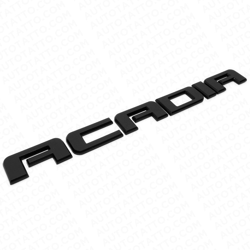 For GMC Acadia Front Door or Rear Liftgate Nameplate Logo Emblem Matte Black