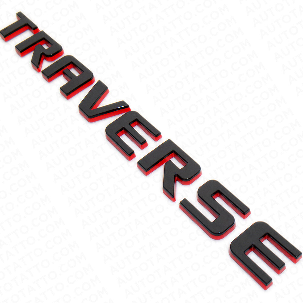 Chevy Traverse Rear Lifgate Letter Badge Nameplate Logo Emblem Redline Sport