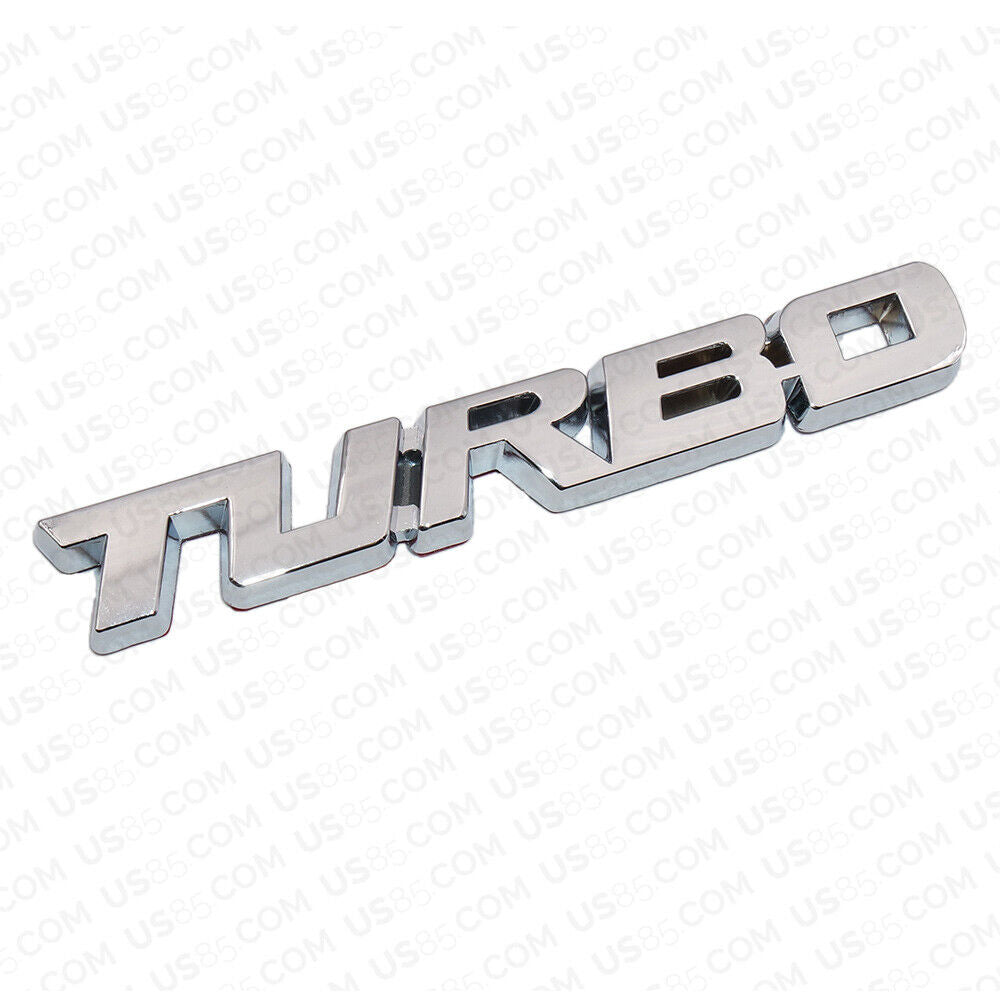 Universal 3D Fashion Waterproof Metal Turbo Car Decal Sticker Auto Decoration
