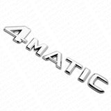 99-14 Mercedes 4 Matic Emblem 3D Trunk Logo Letter Sport Badge AMG - OEM Chrome