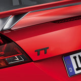 08-15 Audi TT Matte Black Rear Letter Tail Nameplate Trunk Emblem Badge Sport