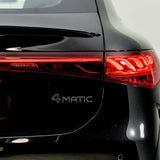 21-25 Mercedes-Benz EQ EQB EQE EQS SUV Rear 4 MATIC Letter Emblem Badge Black