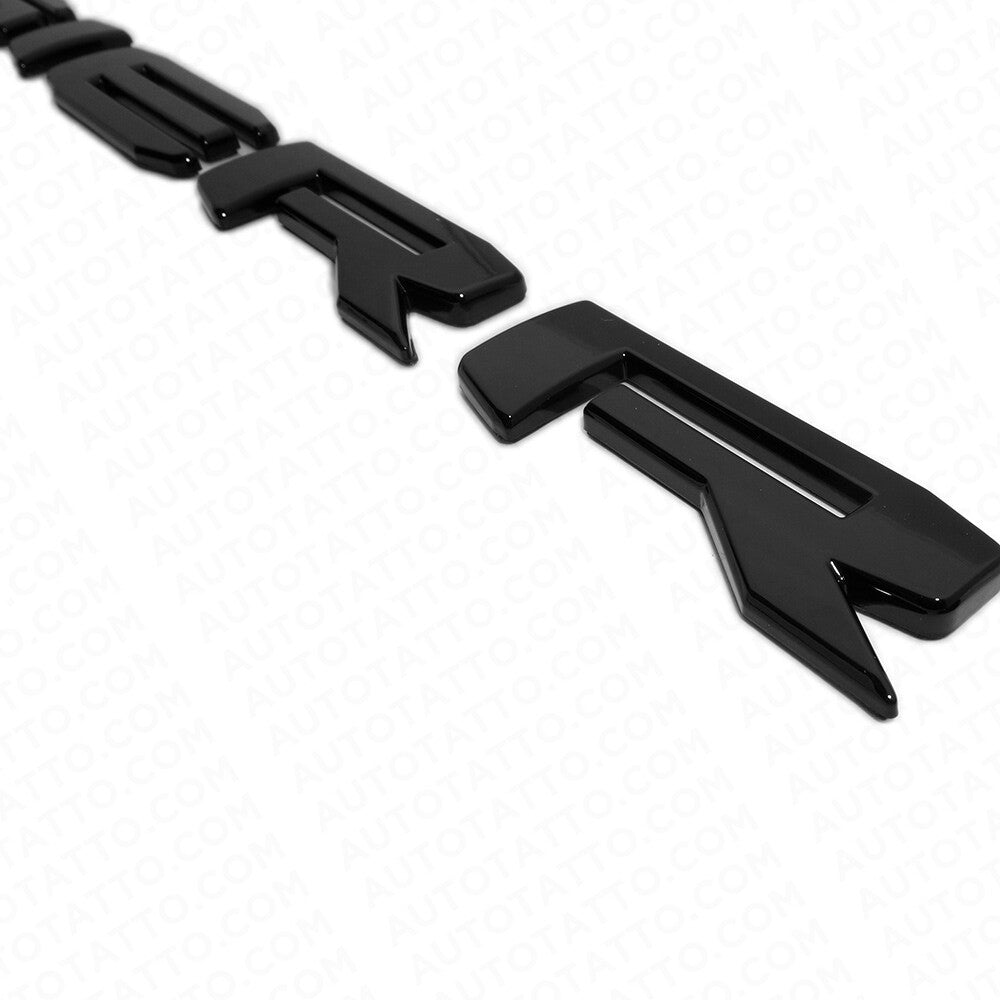 19-21 GMC Sierra Door Tailgate Logo Emblem Pickup Badge Nameplate Gloss Black