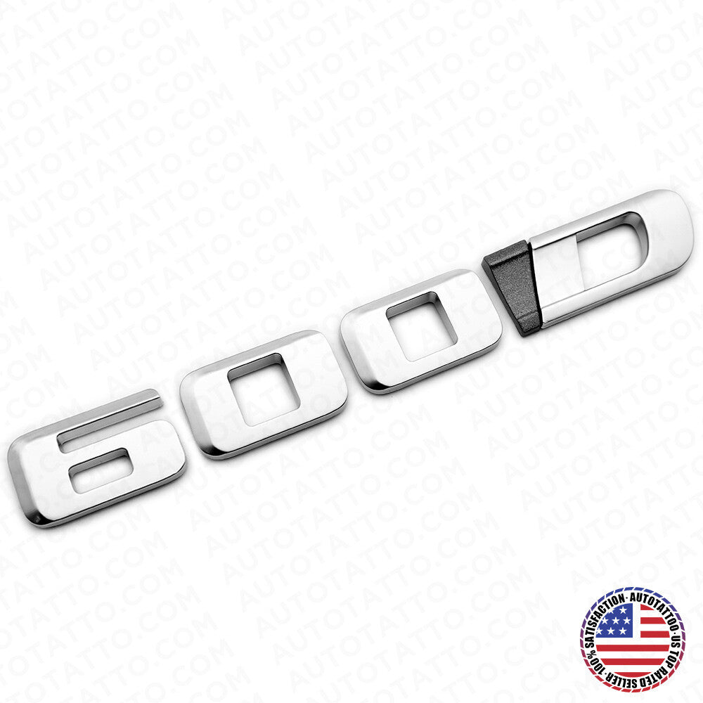 For Cadillac Escalade 600D Silver Rear Liftgate Nameplate Emblem Badge