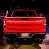 For Chevy Silverado Red Black LT Tailgate Logo Nameplates Letter 3D Decal Emblem