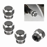 4pcs Hex Tire Wheels Air Valve Stem Caps Cover Car Truck Hotrod ATV Decorate