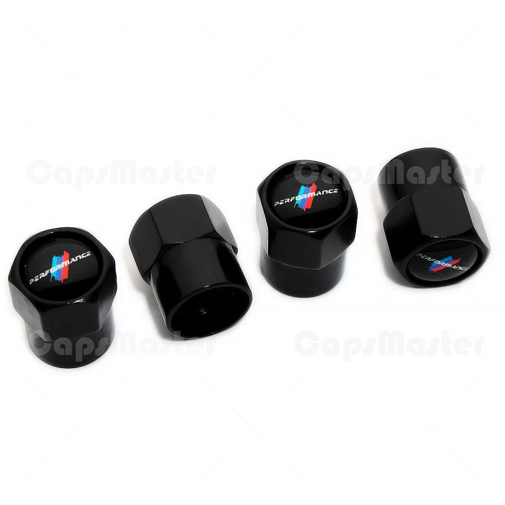 Fit Bmw M Performance Car Wheels Tire Air Hex Valve Caps Stem Dust Cover Sport