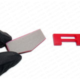 2x Chevrolet CAMARO 3D Car Letter Fender Marker Emblem Badge RS SS ZL1 Z28 Red