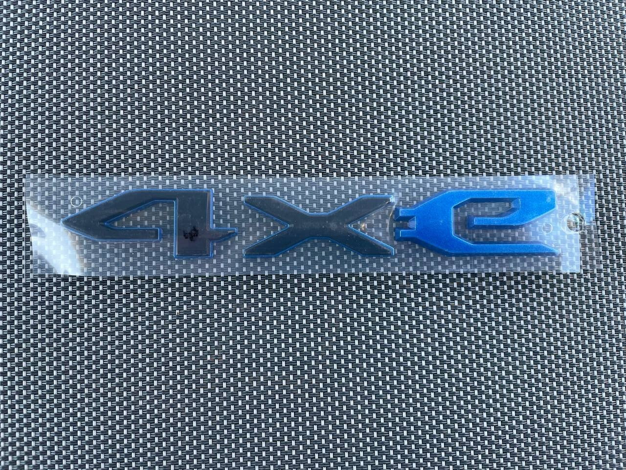 NEW - 2020-24 - 68412009AB - JEEP WRANGLER 4XE TAILGATE MATTE GRAY EMBLEM