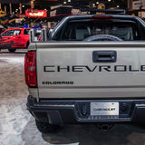 4x 21+ Chevy Colorado V6 Fender & Tailgate Redline Badge 3D Logo Emblem Truck