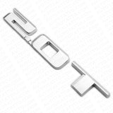 Cadillac Rear Turnk Tailgate 2.0T Deck Lid Nameplate Badge Logo Emblem Silver
