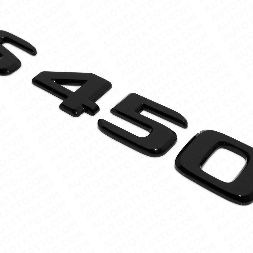 18-21 Mercedes S450 Letter Emblem Luggage Trunk Lid Badge AMG Sport Gloss Black