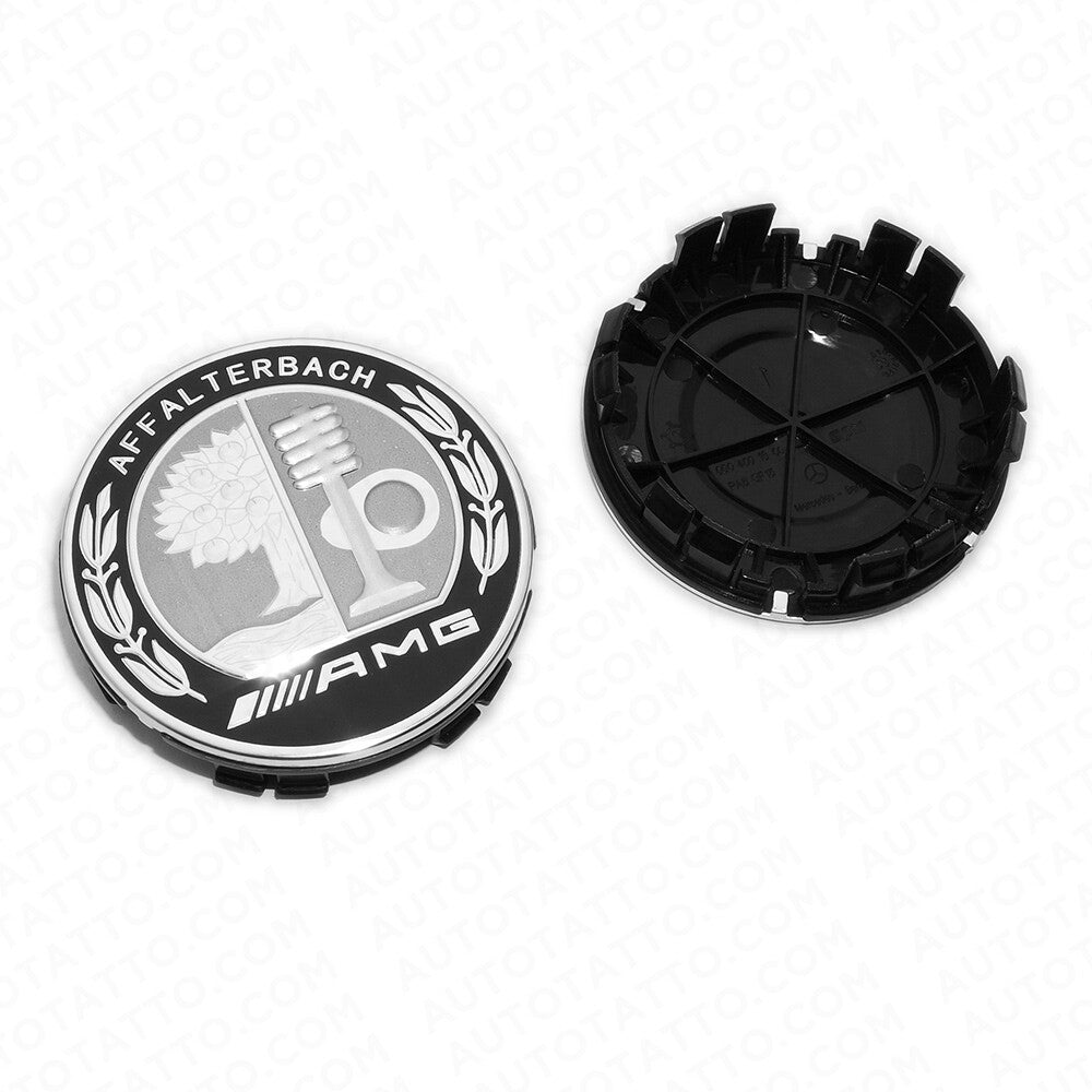 4x Mercedes AMG Laurel Edition Emblem Wheels Center Caps Hub Cover Inserts Sport