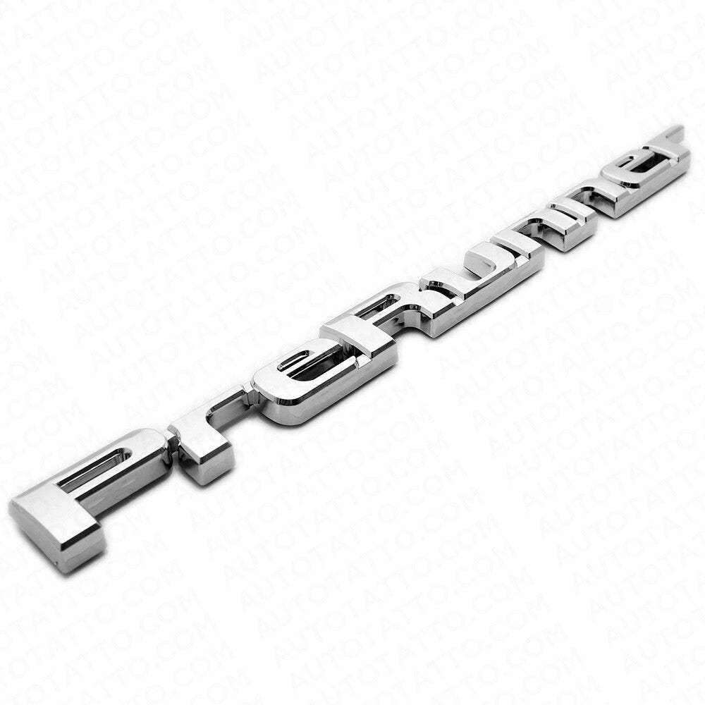 Toyota 05-16 Tacoma PreRunner Letter OEM Chrome Tailgate Emblem Badge Nameplate