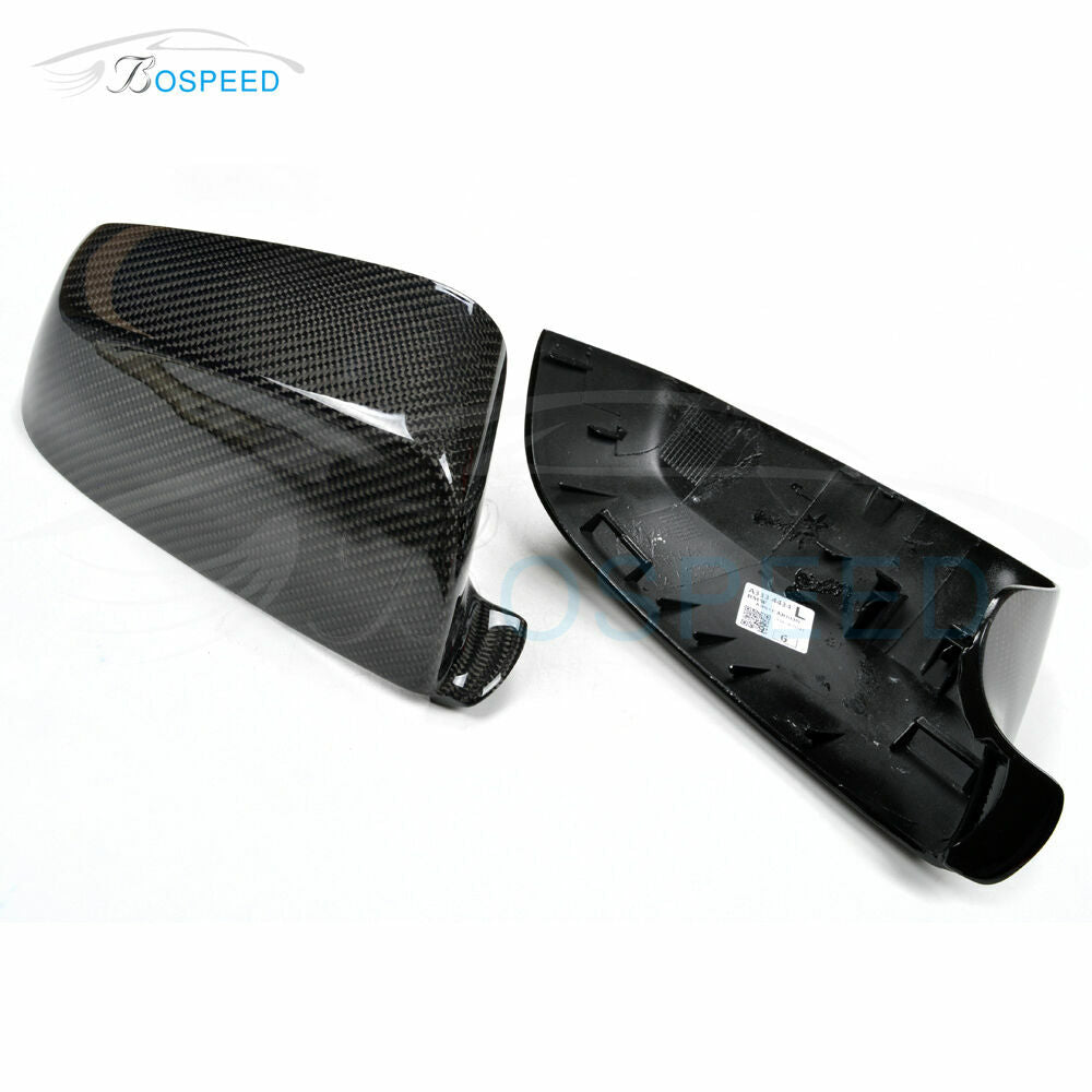 Replacement Carbon Fiber Mirror Covers For BMW E60 LCI F07 GT F12 F13 F01 F02